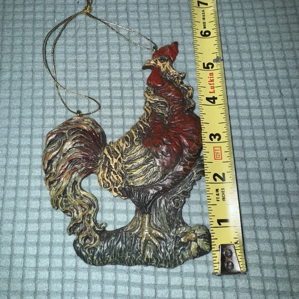 Vintage Rustic Rooster Wall Hanging Cottagecore Farmhouse Kitchen Decor 6